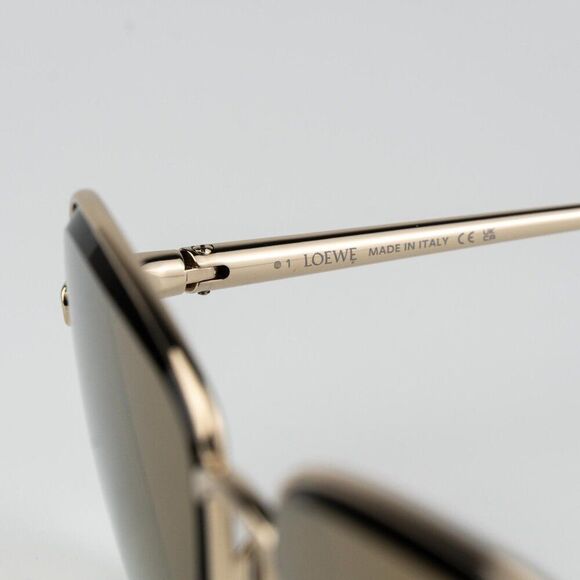 Loewe Gold Frame Brown Lens Sunglasses